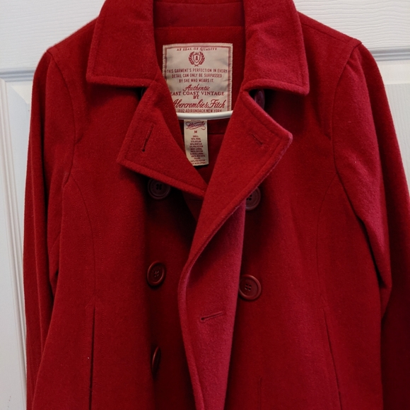 Vintage Abercrombie and Fitch Pea Coat - Picture 4 of 8